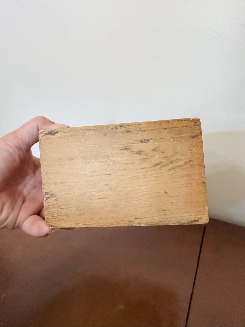 Vintage Handmade Wooden Recipe Box With Cards Grandma Cottage Kitchen Homestead